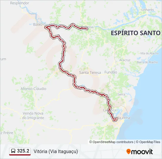 325.2 Bus Line Map