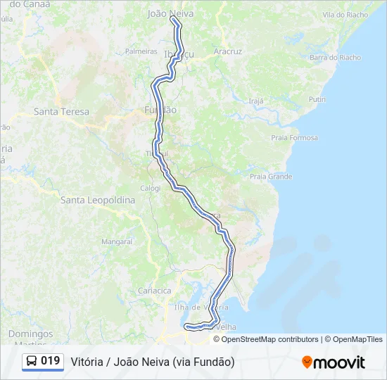 019 Bus Line Map