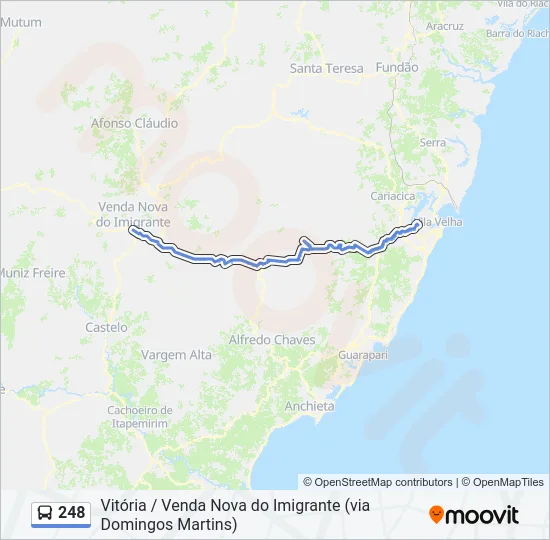 248 Bus Line Map