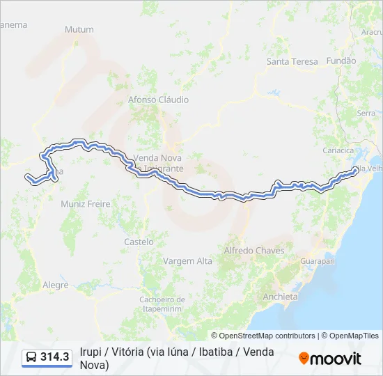 314.3 Bus Line Map