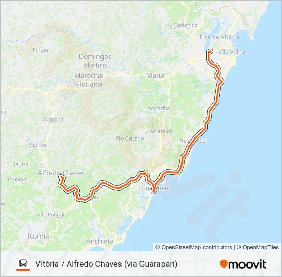 033 Bus Line Map