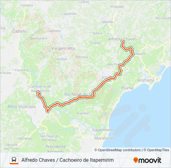 035 Bus Line Map