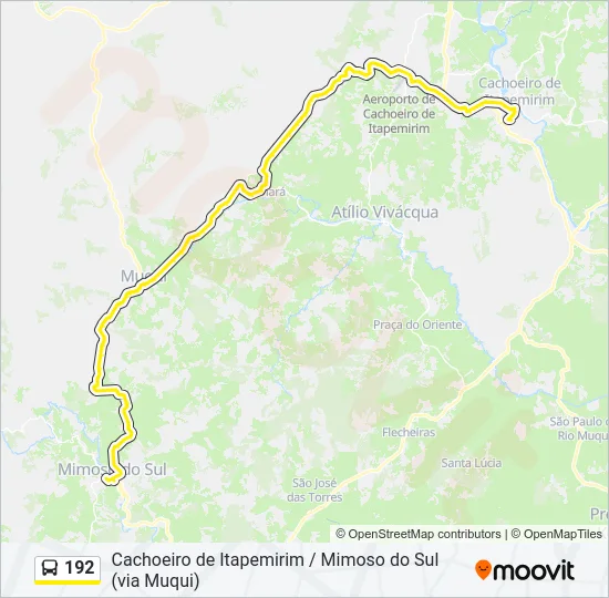 192 Bus Line Map