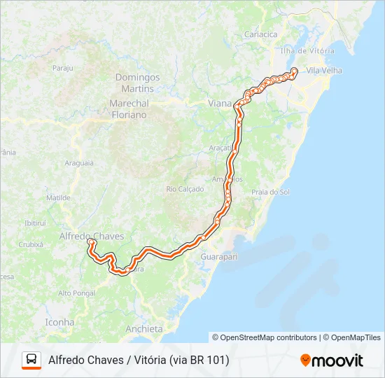 119 Bus Line Map