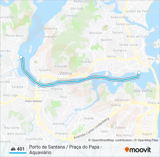 401 Ferry Line Map