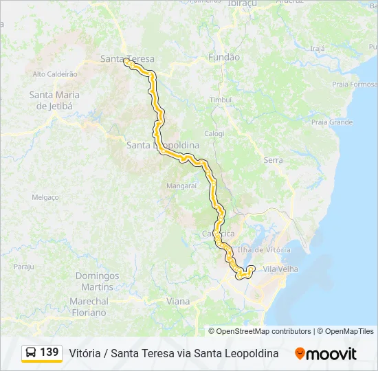 139 Bus Line Map