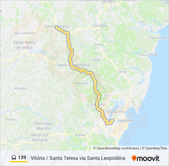 139 bus Line Map