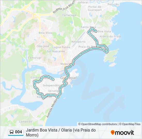 004 Bus Line Map