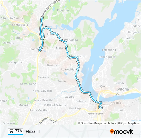 776 Bus Line Map