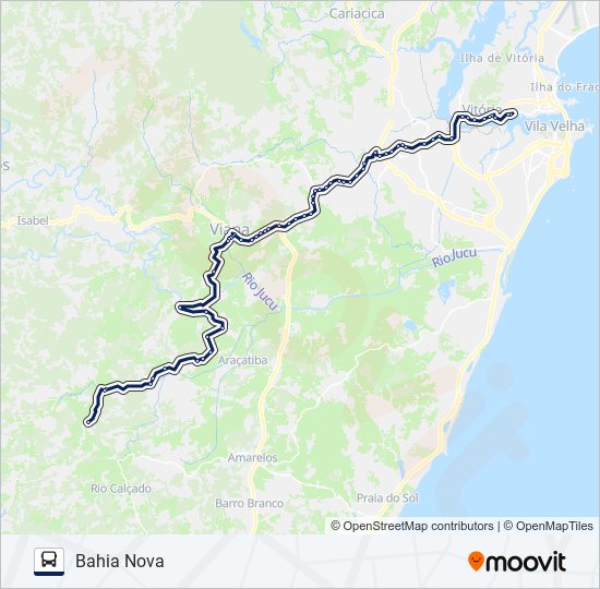 145/0/1000 bus Line Map