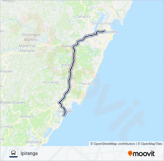 255/5/1000 Bus Line Map