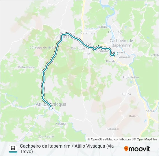182/5/1400 Bus Line Map