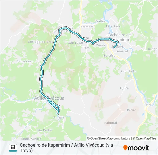 182/5/1400 Bus Line Map