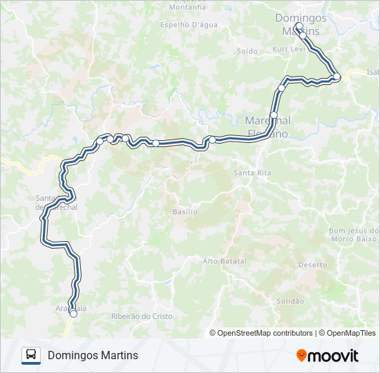 360/0/1000 bus Line Map