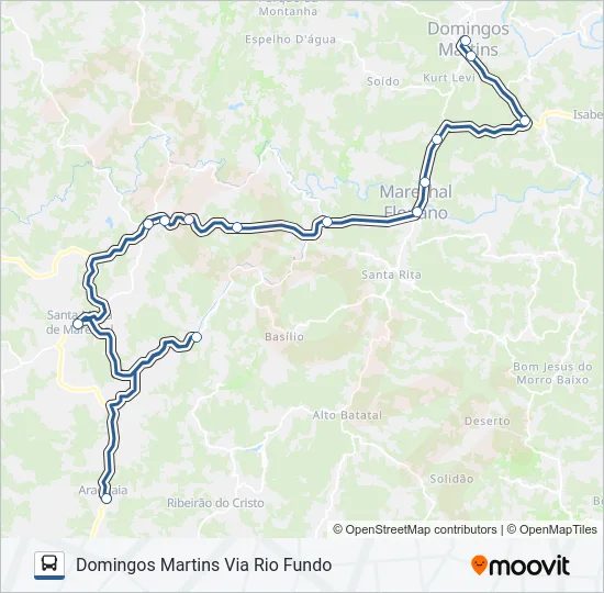 360/0/1000 Bus Line Map