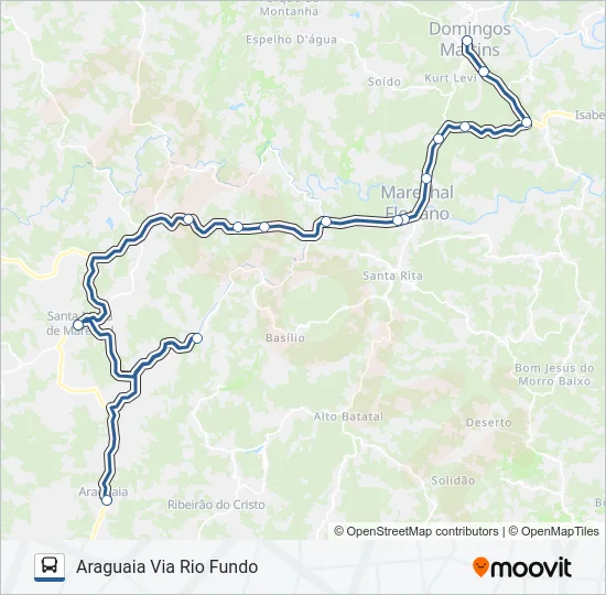 360/0/1000 Bus Line Map