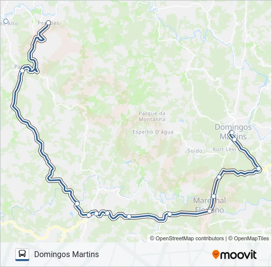 361/0/1000 Bus Line Map