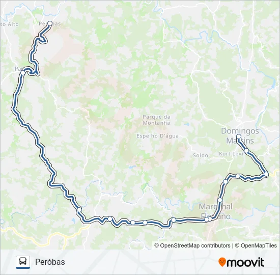 361/0/1000 Bus Line Map