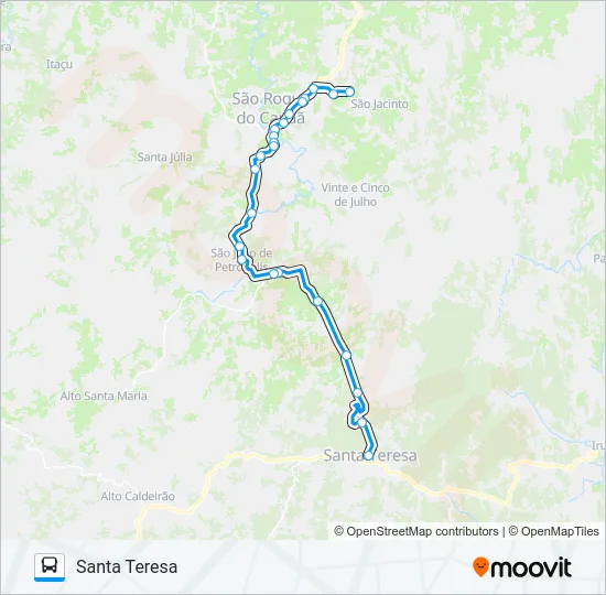 349/0/1000 Bus Line Map