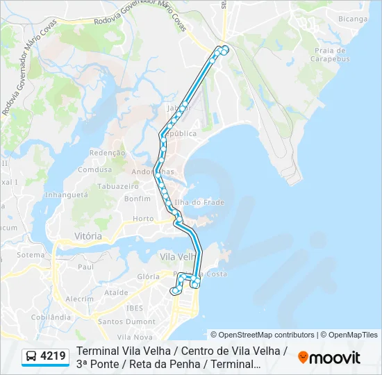 4219 Bus Line Map
