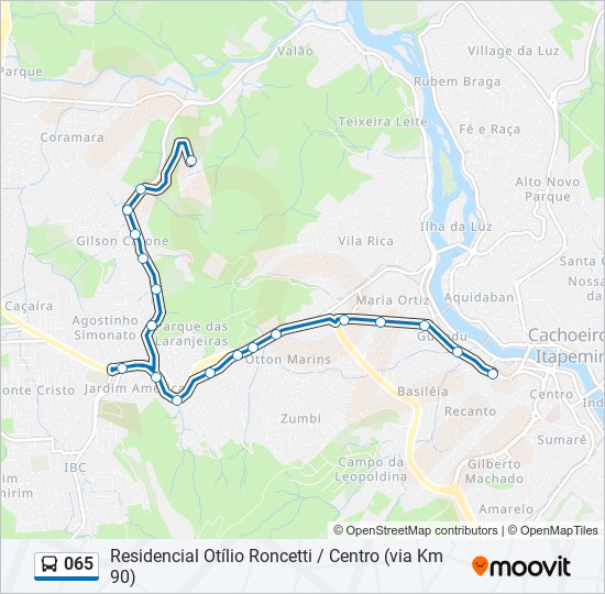 065 bus Line Map