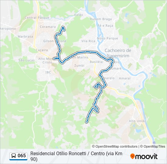 065 bus Line Map