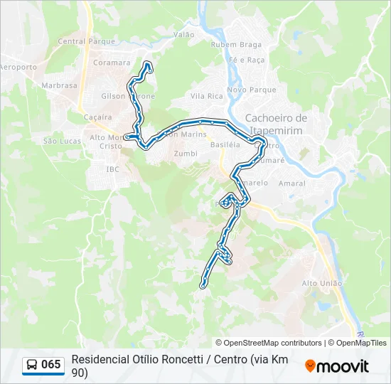 065 Bus Line Map