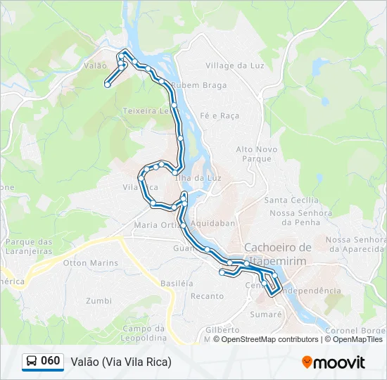 060 Bus Line Map