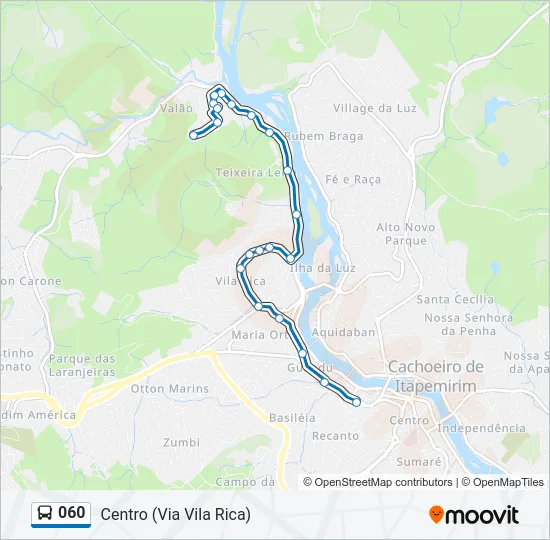 060 Bus Line Map