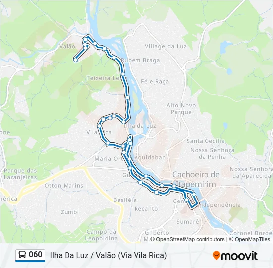 060 Bus Line Map