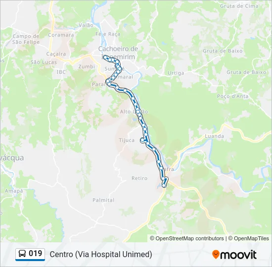 019 Bus Line Map