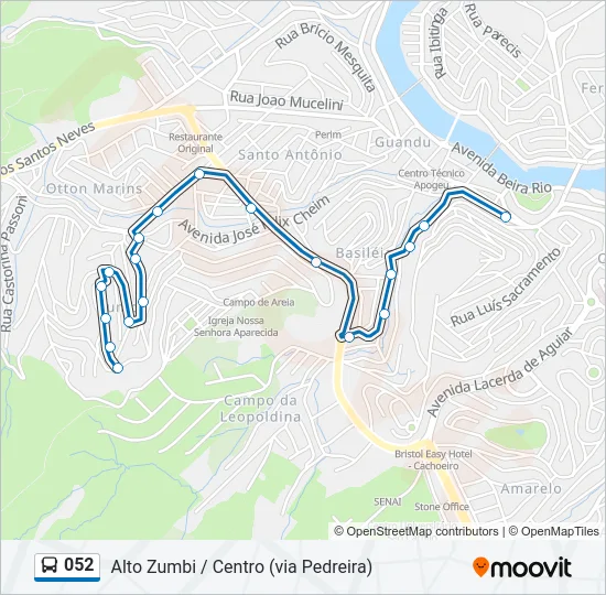 052 Bus Line Map