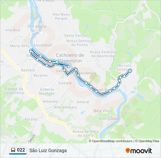 022 Bus Line Map