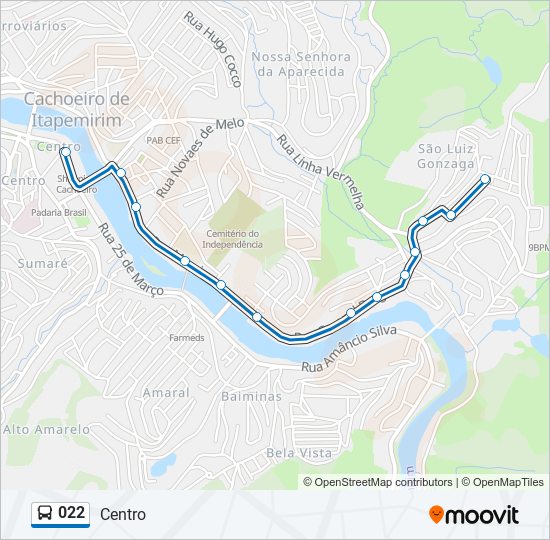 022 bus Line Map