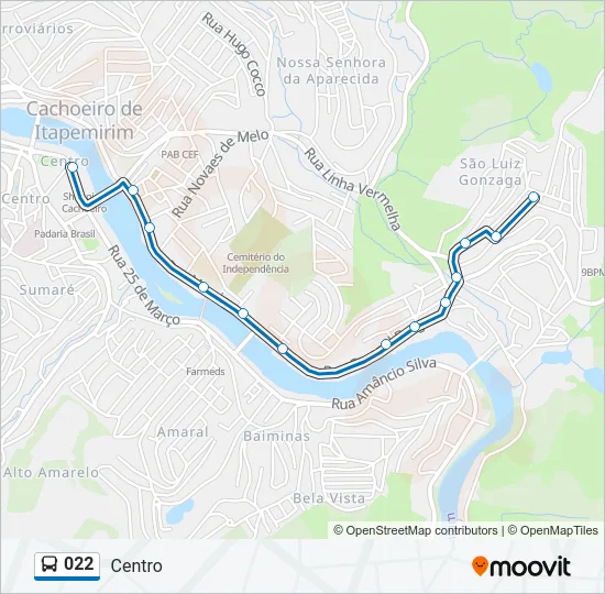 022 Bus Line Map