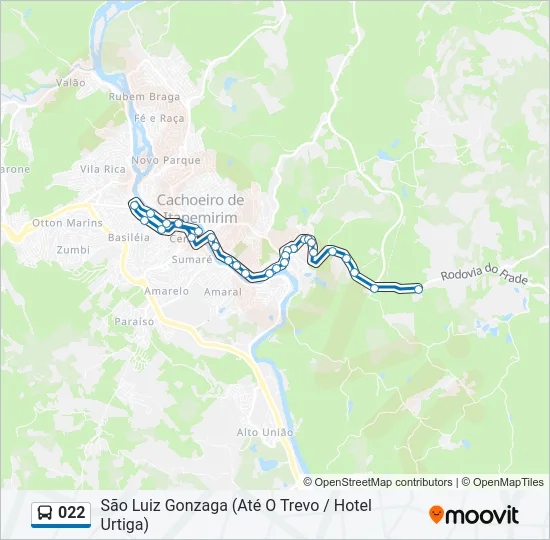 022 Bus Line Map