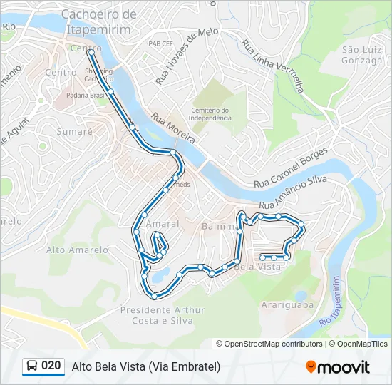 020 Bus Line Map
