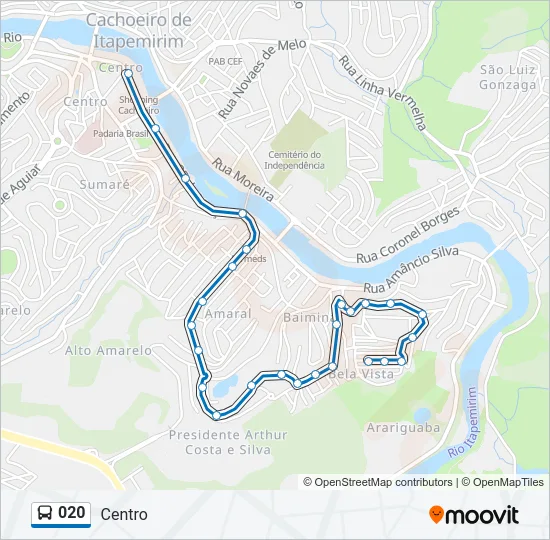 020 Bus Line Map