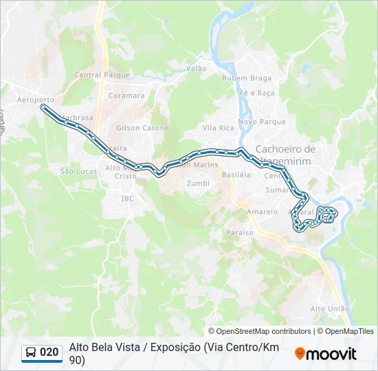 020 Bus Line Map