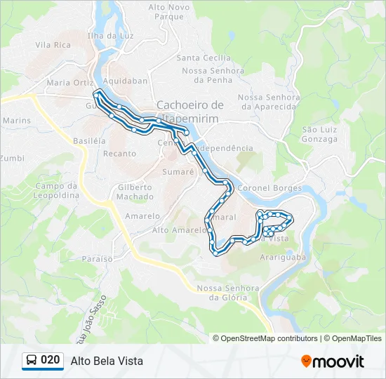 020 Bus Line Map