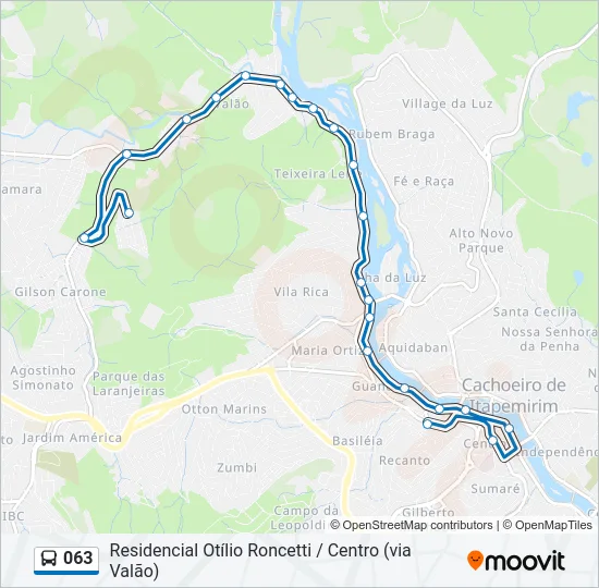 063 Bus Line Map