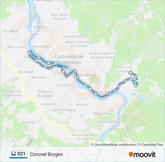 021 Bus Line Map
