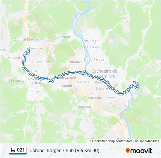 021 Bus Line Map