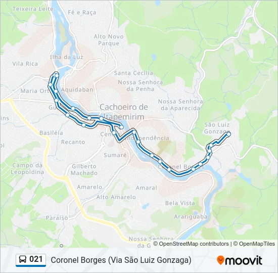 021 Bus Line Map