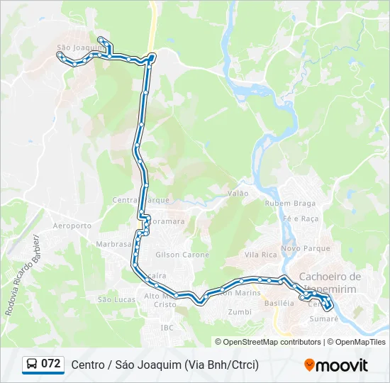 072 Bus Line Map