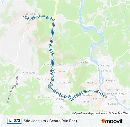 072 Bus Line Map