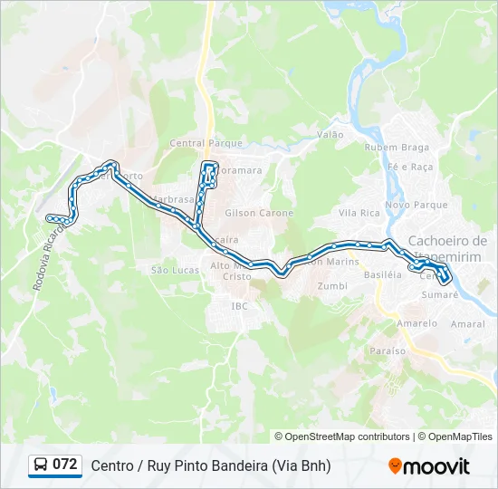 072 Bus Line Map
