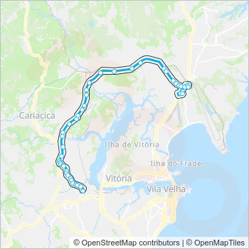 34ルート Rota da linha 544: horários, paradas e mapas - Terminal Carapina