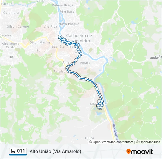 011 Bus Line Map