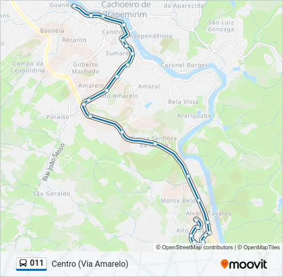 011 Bus Line Map